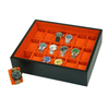 Sonny Custom 18 Slots Black Wooden Stackable Watch Display Tray Organizer