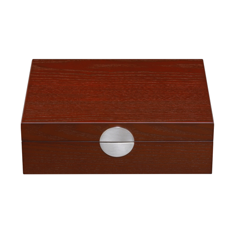 Sonny Custom Cherry Wooden Mens Watch and Jewelry Box for Watches Rings Cufflinks Storage