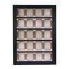 Sonny Custom Luxury 20 Slots Wall Mounted Wooden Watch Box Display Cabinet Showcase with LED