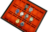 Sonny Custom 18 Slots Black Wooden Stackable Watch Display Tray Organizer