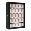 Sonny Custom Luxury 20 Slots Wall Mounted Wooden Watch Box Display Cabinet Showcase with LED