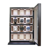 Sonny Custom Luxury 12 Slots Ebony Wooden Watch Box Display Cabinet with LED Light