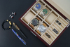 Sonny Custom Cherry Wooden Mens Watch and Jewelry Box for Watches Rings Cufflinks Storage