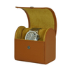 Sonny New Custom Portable Leather Single Watch Travel Case for Men