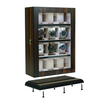 Sonny Custom Luxury 12 Slots Ebony Wooden Watch Box Display Cabinet with LED Light