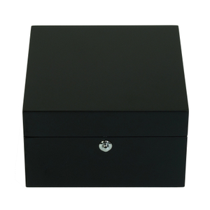 Sonny Custom Logo Black Wooden Single Watch Box for Men