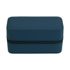 Sonny Custom Logo Luxury 2 Pairs Travel Blue Leather Sunglasses Case