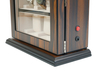 Sonny Custom Luxury 12 Slots Ebony Wooden Watch Box Display Cabinet with LED Light
