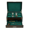 Sonny Custom Luxury Mens Ebony Wood 8 Slots Watch Box Organizer with Drawer