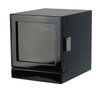 Sonny Custom Square Black Mabuchi Wood Winder Box for Single Mechanical Watch