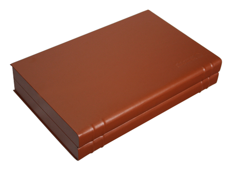 Sonny Case Luxury Book Design Pu Leather Perfume Bottom with Box Packaging