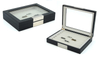 Sonny 36 Pairs Cufflinks Packaging Box Black Cufflink Wooden Box Custom Logo