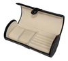 Luxury Travel Leather Jewelry Gift Box Watch Cufflink Case for 2 Watches And Cuff Link