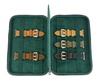 Sonny New High Quality Green Leather Watch Band Packaging Box for 10 Leather Silicone Strap Organizer