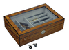 Sonny Custom Luxury Lacquered Walnut Wooden Jewelry Organizer Box for Sunglasses Pen Cufflinks Tie Rings