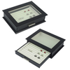 Sonny Custom Logo Wholesale 36 Pairs Glass Top Leather Cufflinks Storage Box