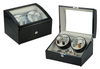 Sonny Luxury and Perfect 4+5 Wooden Watch Winder Display Box with Acrylic Window Hold Famous Brand Watches for Man 