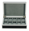 Sonny Watch Box Black Wooden Piano Lacquer Watch Organizer Storage Box for Men