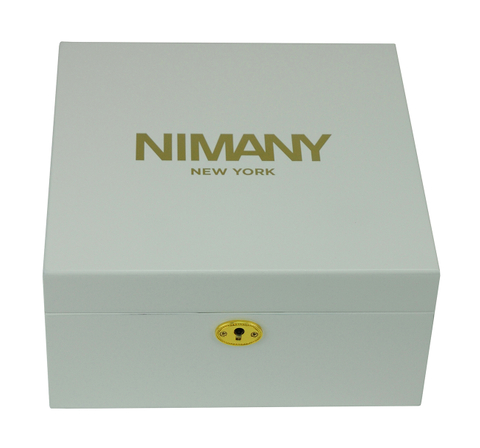 Sonny New Arrivals High End Customized Logo White 6 Grids Wooden Watches Box With A Removable Tray