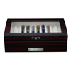 Box for Pen Luxury Ebony Wood with Drawer for 20 Fountain Pens Packaging Holder Box