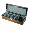 Sonny Premium Glossy Walnut Wooden Box for 6 Fountain Pen + Ink Set