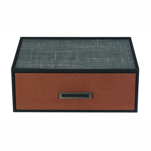 Sonny Custom 9 Compartment Leather Tea Bag Box Luxury Gift Packaging