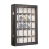 Luxury Wall-Mounted Wooden Watch Display Cabinet for 25 Watches