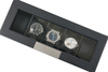 Sonny Custom 5 Slots Black Leather Watch Display Box for Men