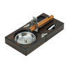 Sonny Wooden Folding Ashtray Walnut High Quality Cigar Ashtray Custom Logo
