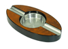 Burl Wood Painting Low MOQ Ellipse Oval Ashtray in Stock