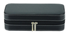 Sonny Personalized Luxury 2 slots zipper watch travel case PU leather storage case portable for daily use