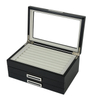 Large Size Black 108 Pairs of Wooden Cufflinks Box Jewelry Store Dedicated for Personal Collection