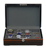 New Style Luxury Wooden Watch Cufflink Jewelry Case Storage Display Box For Large Watches