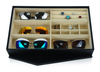 Sonny Handcrafted Carbon Fiber Black Leather 6 Sunglasses Box Gift Packaging Box