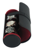 Sonny Hot Selling Travel Leather Watch Case for 3 watches storage Christmas Men's Gift Box With Red Velvet Lining