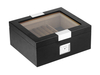 25 Antique Glass Affordable Desktop Caja Humidor Cigar Box Display