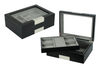 Sonny Custom Luxury Wood Ring Jewelry Storage Case High Quality Wooden Cufflinks Box