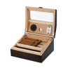 Top Sales Fashionable Large Wooden Cigar Humidors Desktop Cigar Case