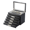 Large Capacity 60 Slots Wooden Pen Box for Pen Collector