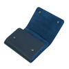 Sonny Custom Wholesale Portable Travel Blue Leather Double Watch Pouch Case Bag