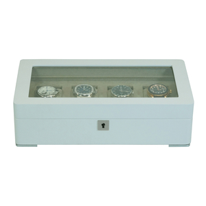 Sonny Custom Wholesale 4 Slots White Wooden Watch Storage Box for Men