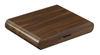 Sonny High Glossy Wooden Walnut Cigar Humidor 10 CT Travel Cigar Box