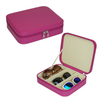 3 Pairs Travel Leather Sunglass Box Organizer Optical Glasses Case Available in Stock