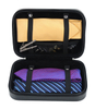 Sonny Custom Black Leather Mens Tie Box Packaging Organizer