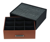 Sonny Custom 9 Compartment Leather Tea Bag Box Luxury Gift Packaging