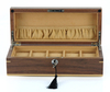 Sonny Luxury Walnut Wooden Watch Collector Box for 5 Watches