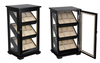 Sonny OEM 3 Trays 18 Slots Collection Solid Wood Veneer Organizer Box Watch Display Cabinet