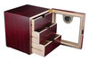 Sonny Square Wooden Cabinet Humidor 3 Drawers Cigar Box for 75CT Cigars Custom Logo