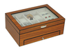 Sonny Hot Selling Luxury Custom Logo Matte finish Rectangle Wooden watch Box for Jewelry and Watch Collection