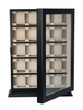 Sonny High End MDF Wood Black Watch Stand Display Holder 20 Watch Box Cabinet